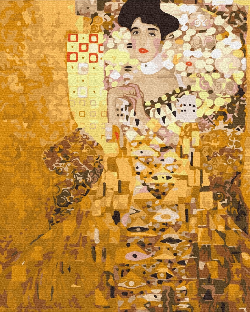 Mal efter tal - Portrait of Adele Bloch-Bauer I. Gustav Klimt