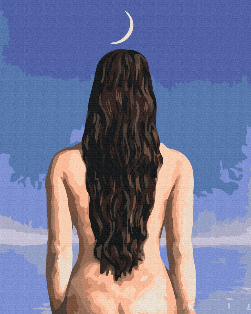 Mal efter tal - Evening Dress. Rene Magritte