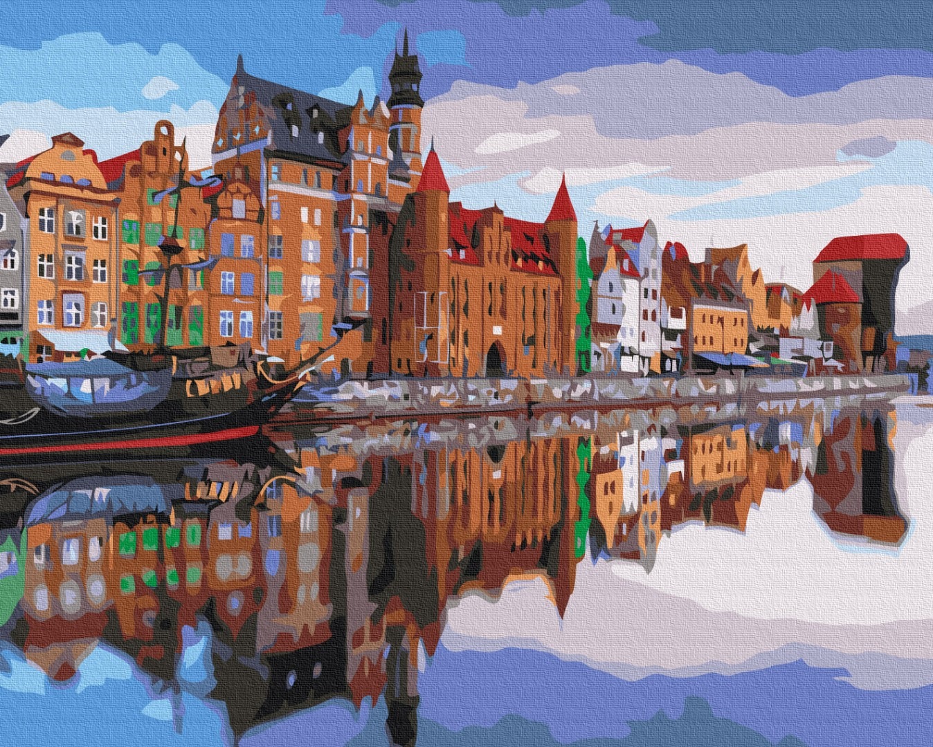 Mal efter tal - Embankment of Gdansk