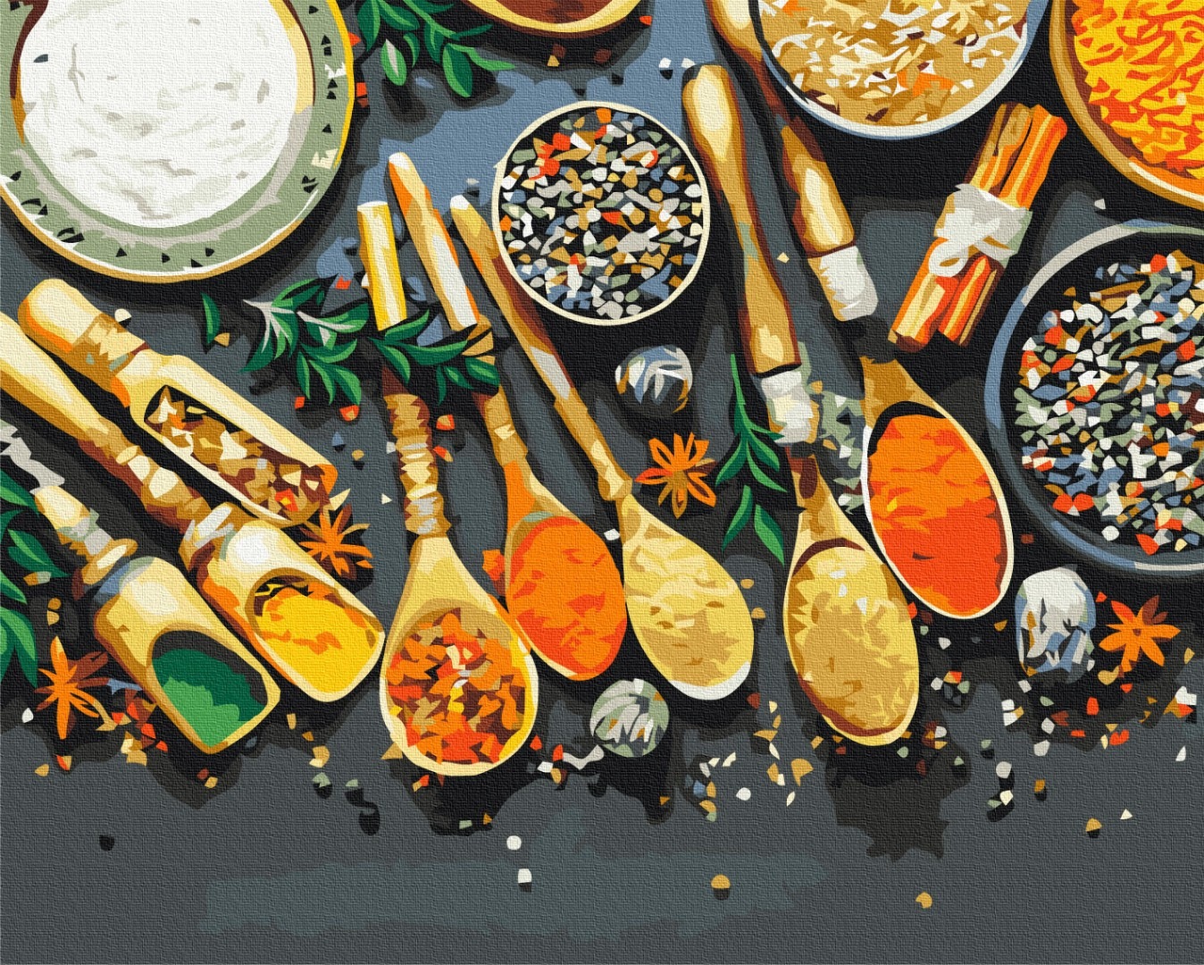 Mal efter tal - Fragrant spices