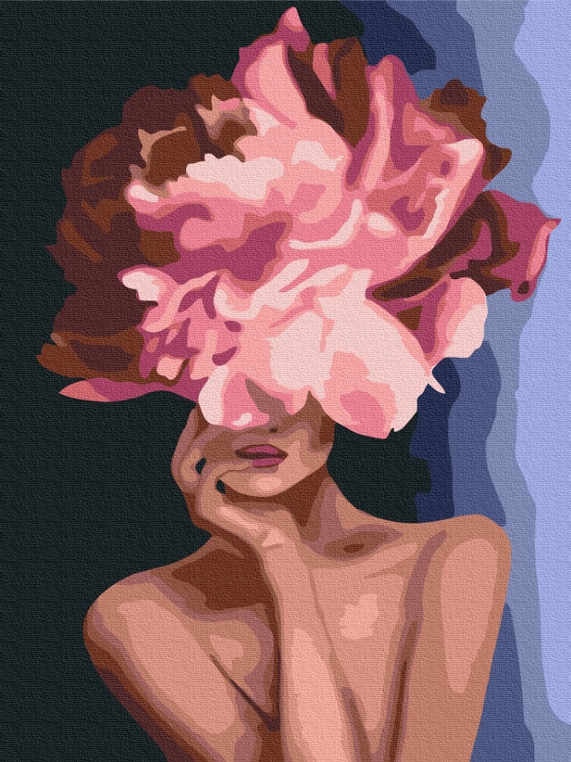 Mal efter tal - Graceful flower