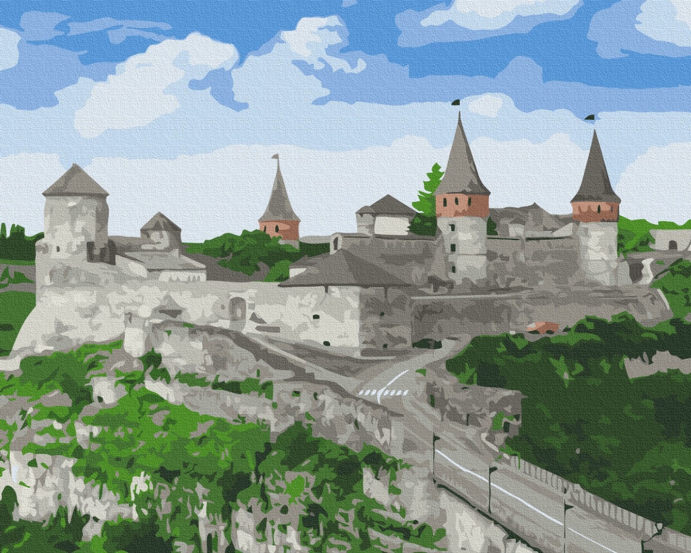 Mal efter tal - Kamenetz-Podolsky Fortress
