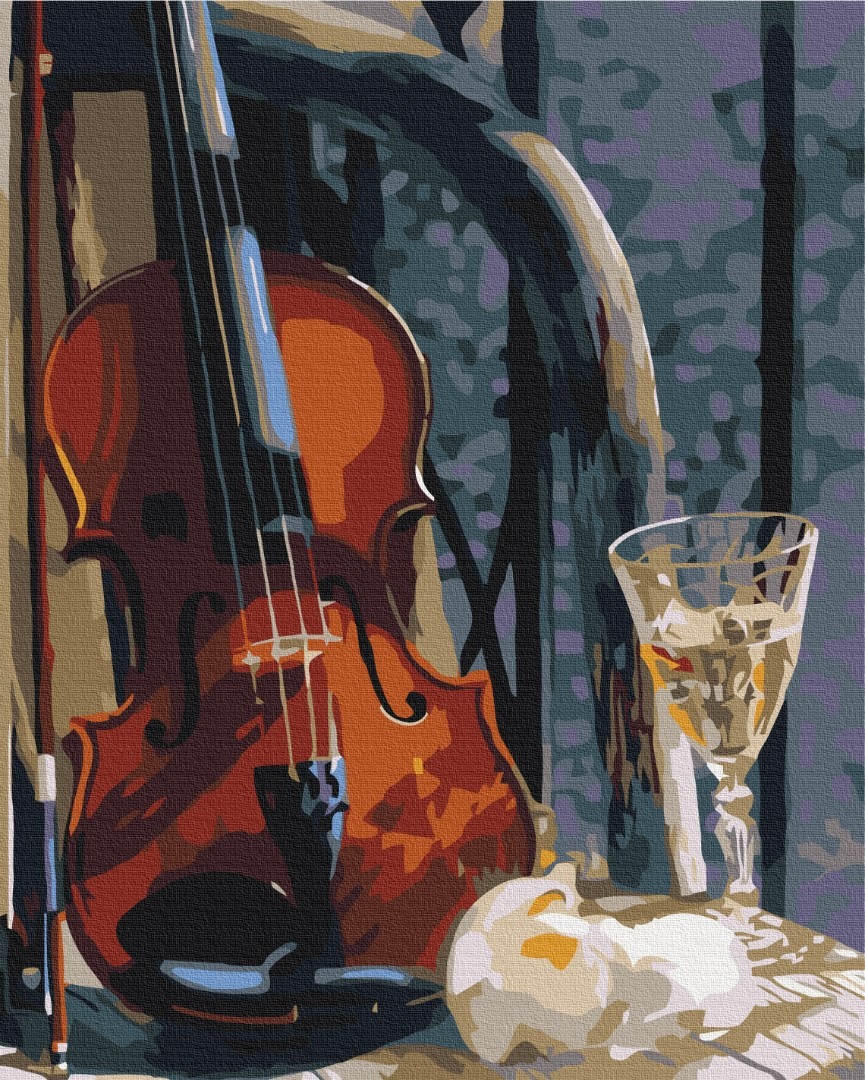 Mal efter tal - Violin with wine