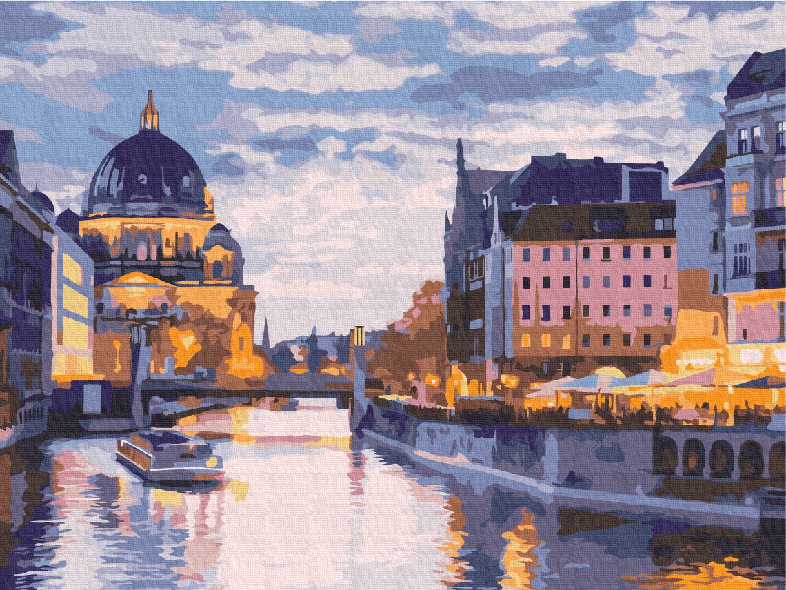 Mal efter tal - Canals of the old city