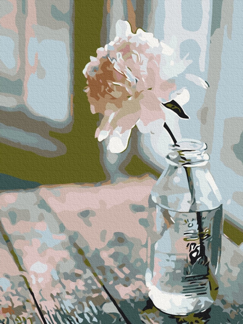Mal efter tal - Refined peony