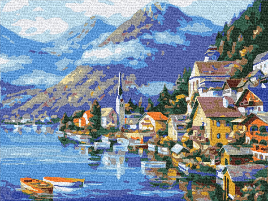 Mal efter tal - Vilage at the foot of the mountain