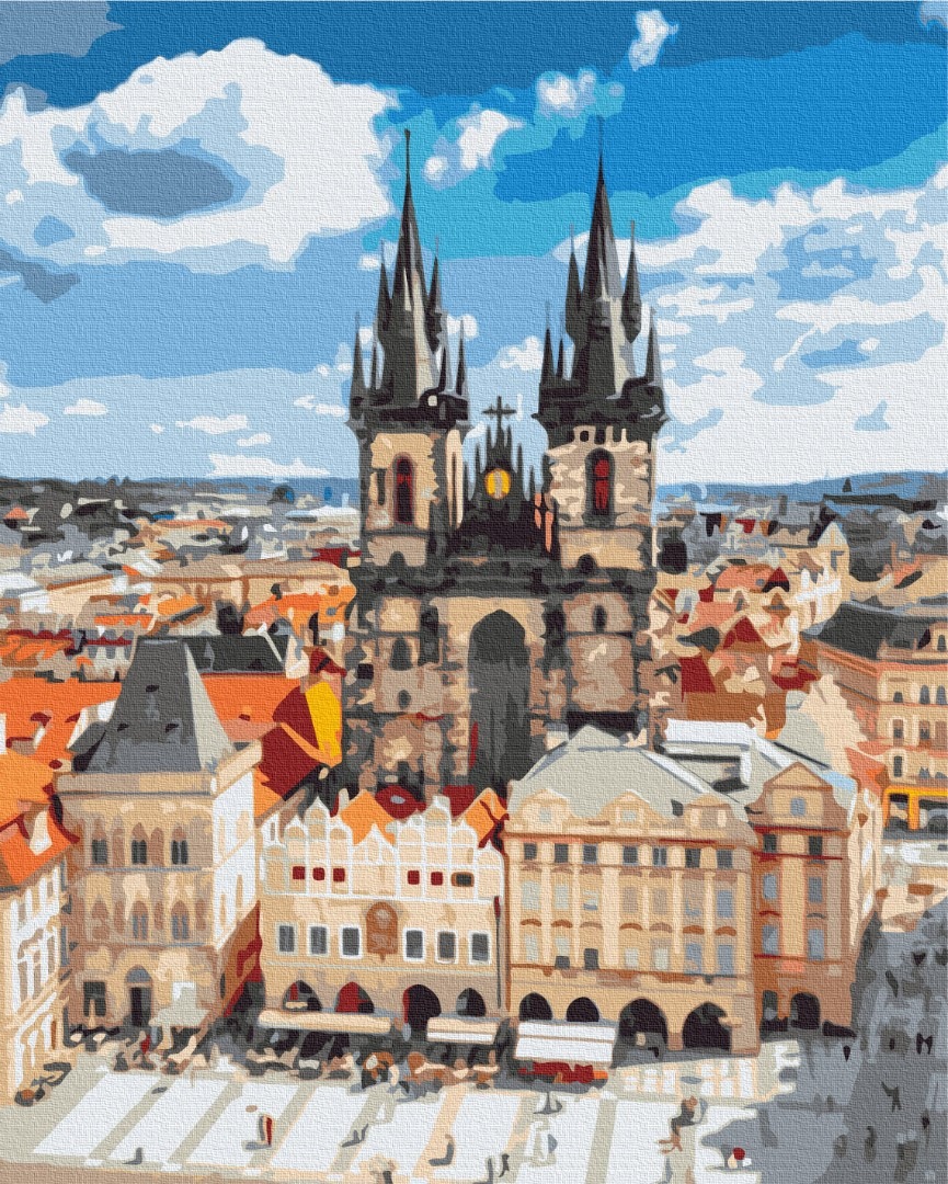 Mal efter tal - Prague Town Hall