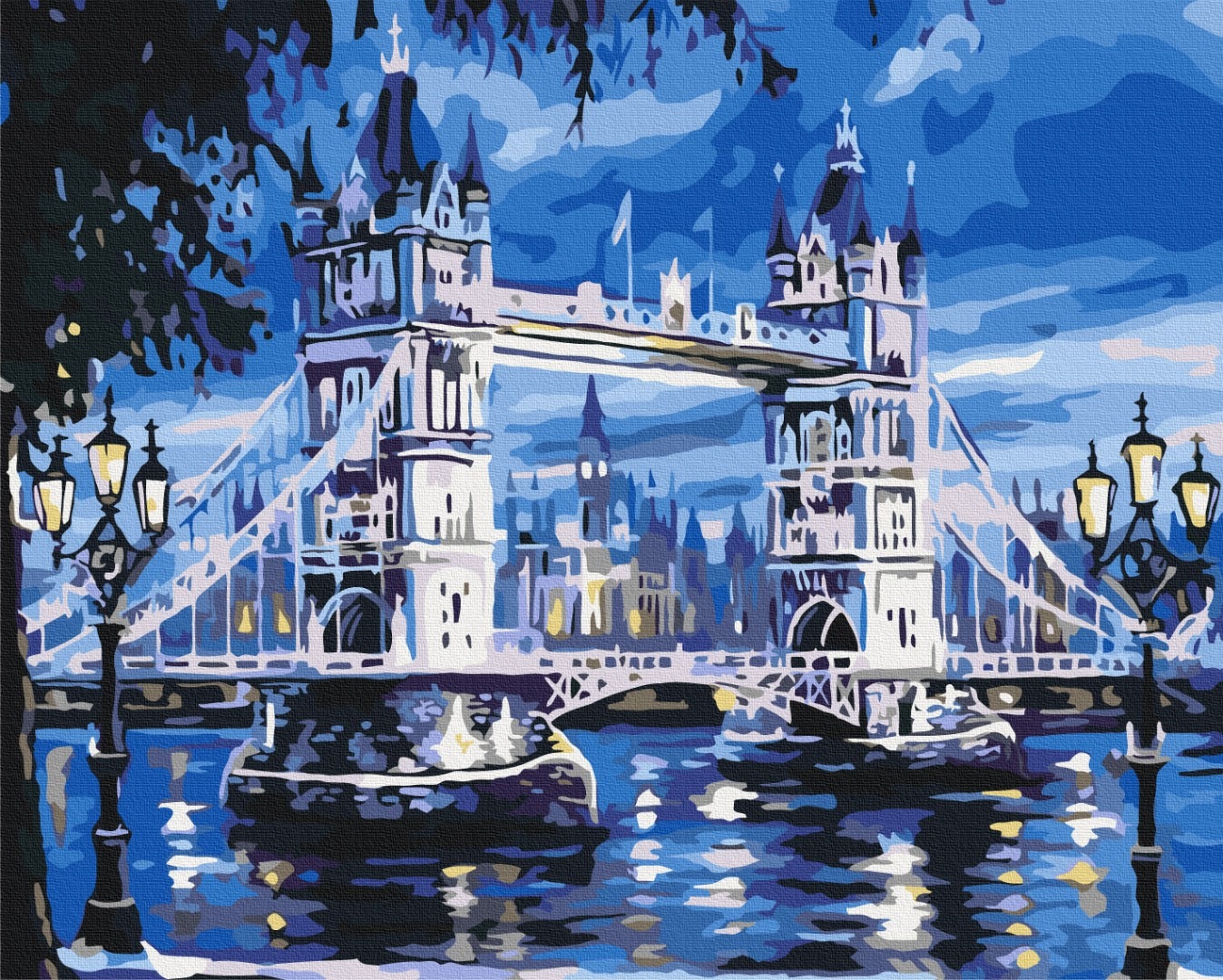 Mal efter tal - Tower Bridge