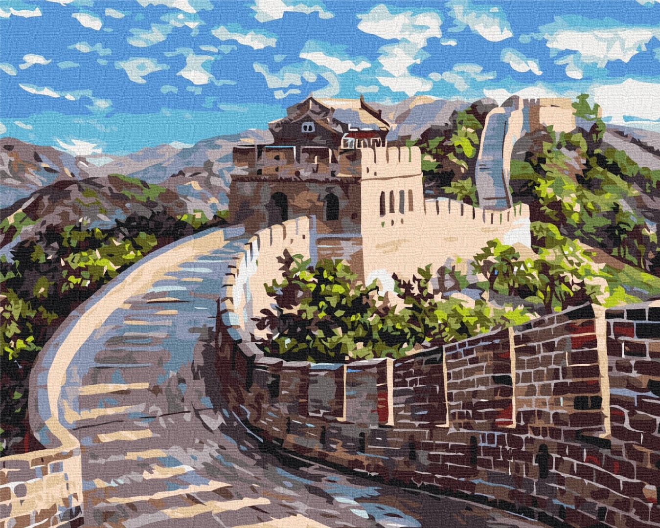 Mal efter tal - Great Wall of China