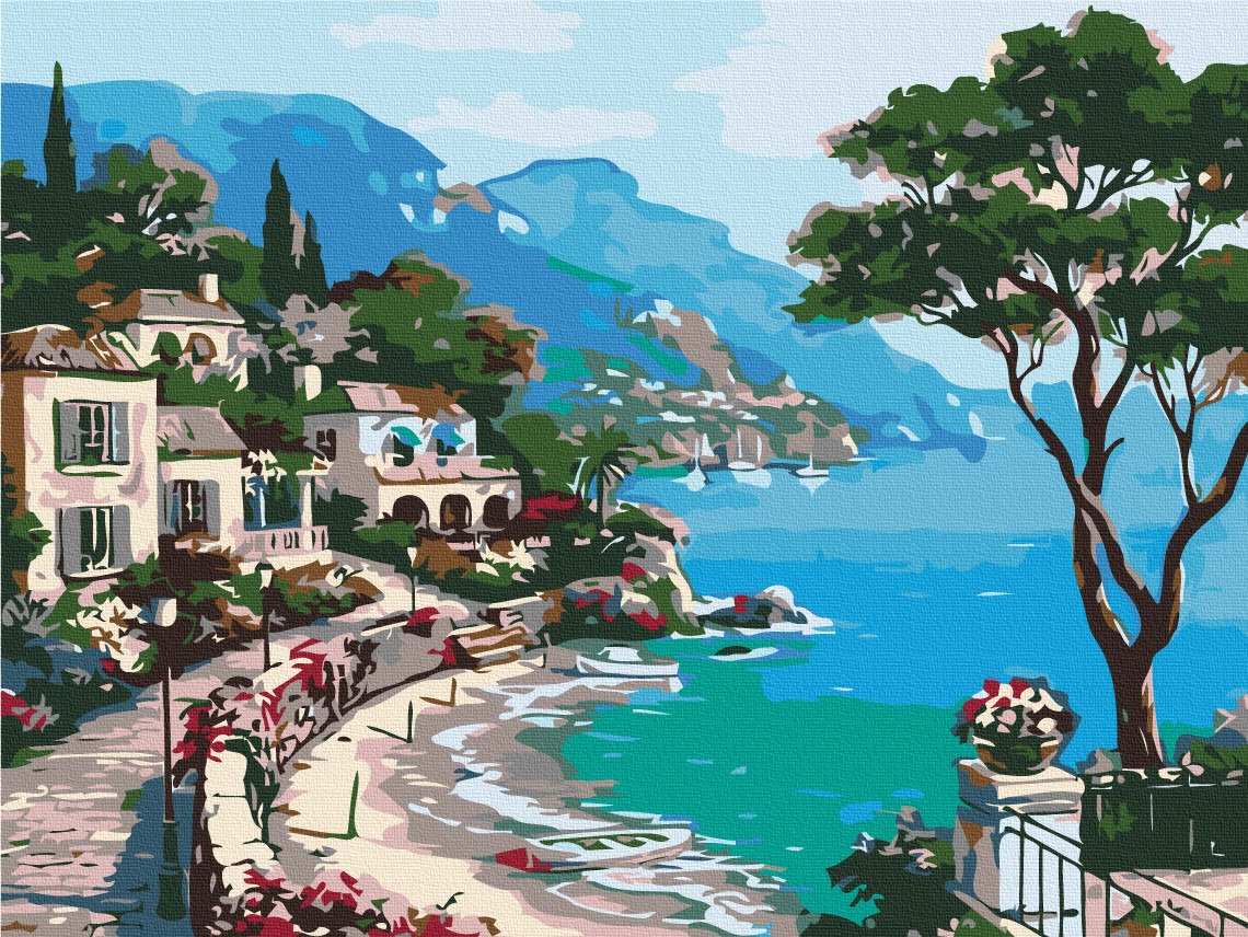 Mal efter tal - Italian embankment
