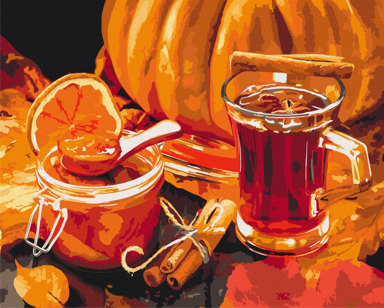 Mal efter tal - Autumn tea