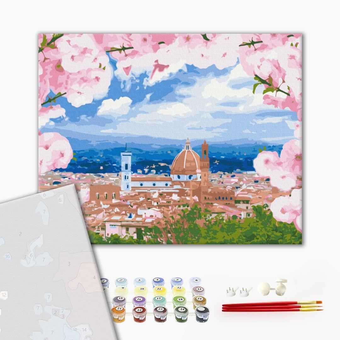 Mal efter tal - Florence in bloom