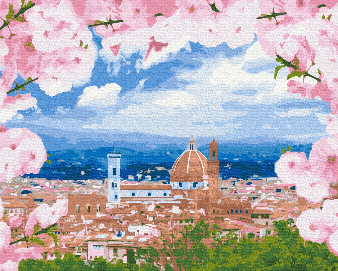 Mal efter tal - Florence in bloom
