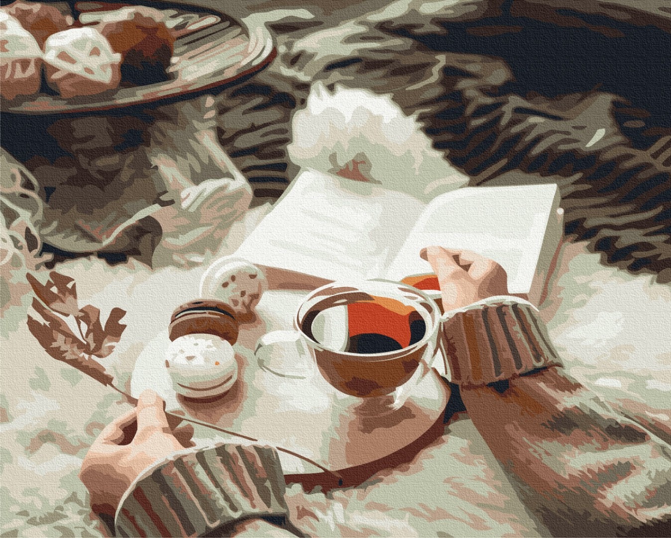 Mal efter tal - Cozy tea party