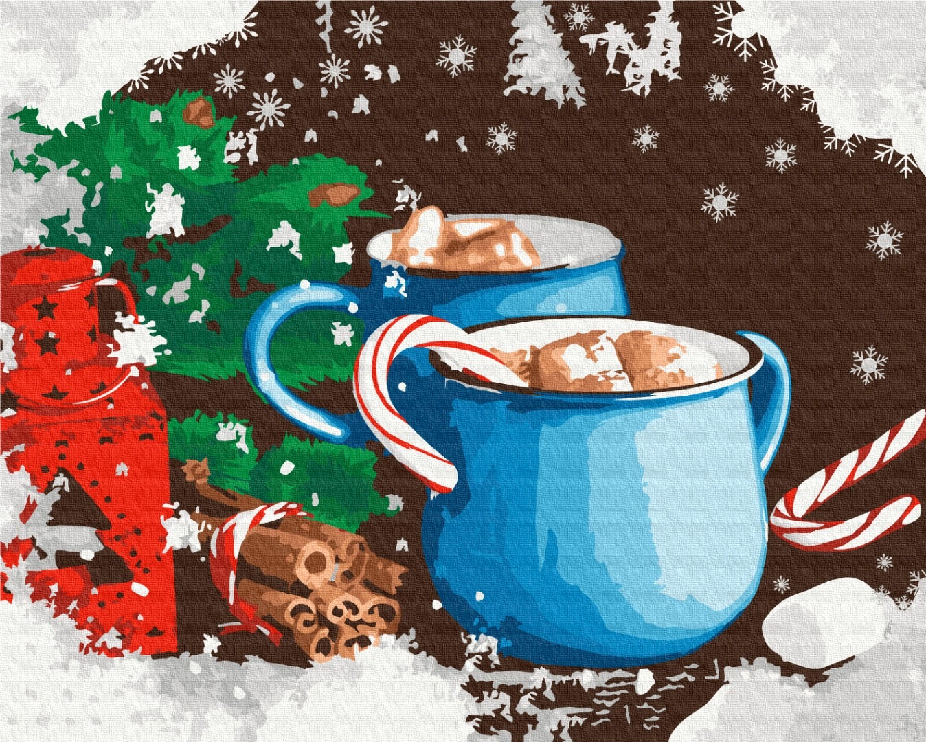 Mal efter tal - Winter marshmallows