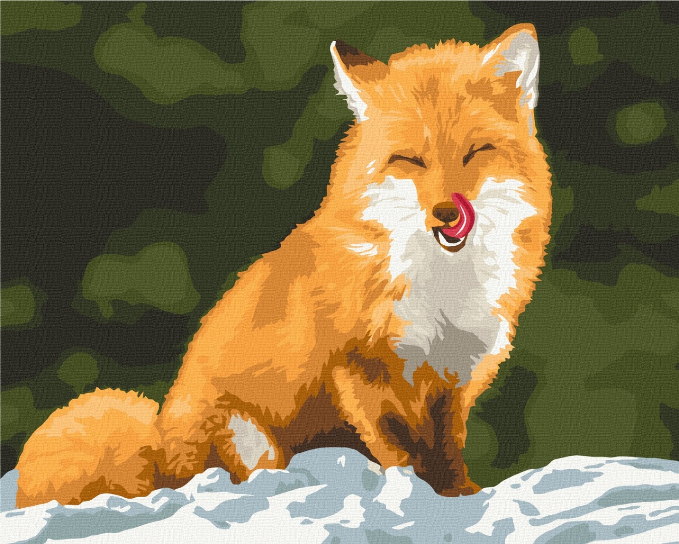Mal efter tal - Little fox sister