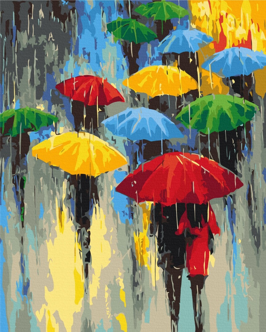 Mal efter tal - Rain palette
