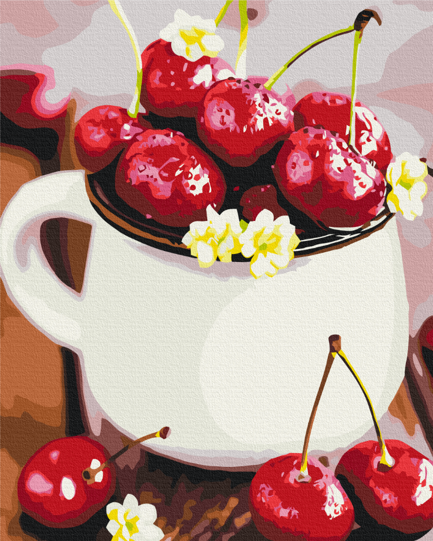 Mal efter tal - Ripe cherries