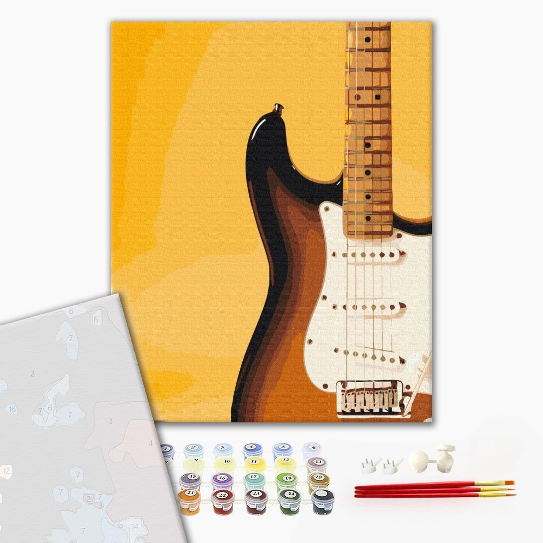 Mal efter tal - Electric guitar
