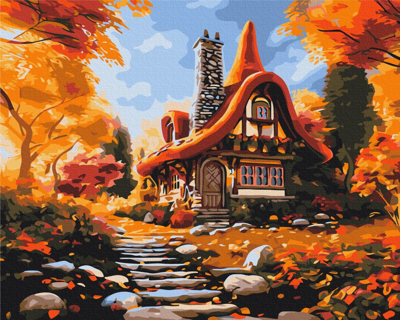 Mal efter tal - Autumn hut