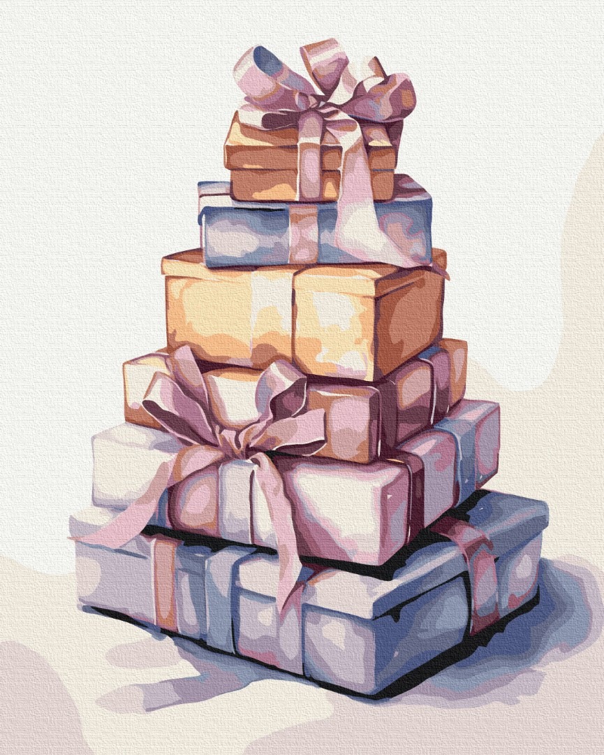Mal efter tal - A pile of gifts