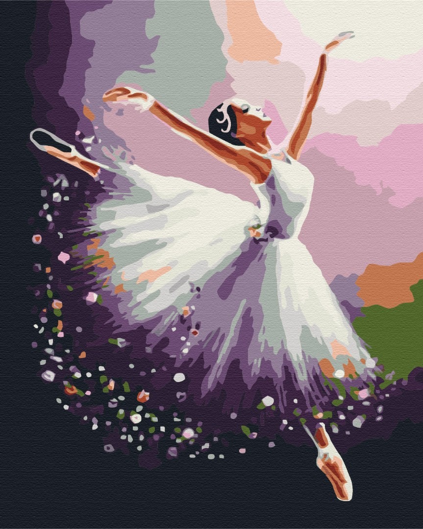 Mal efter tal - Magic ballerina