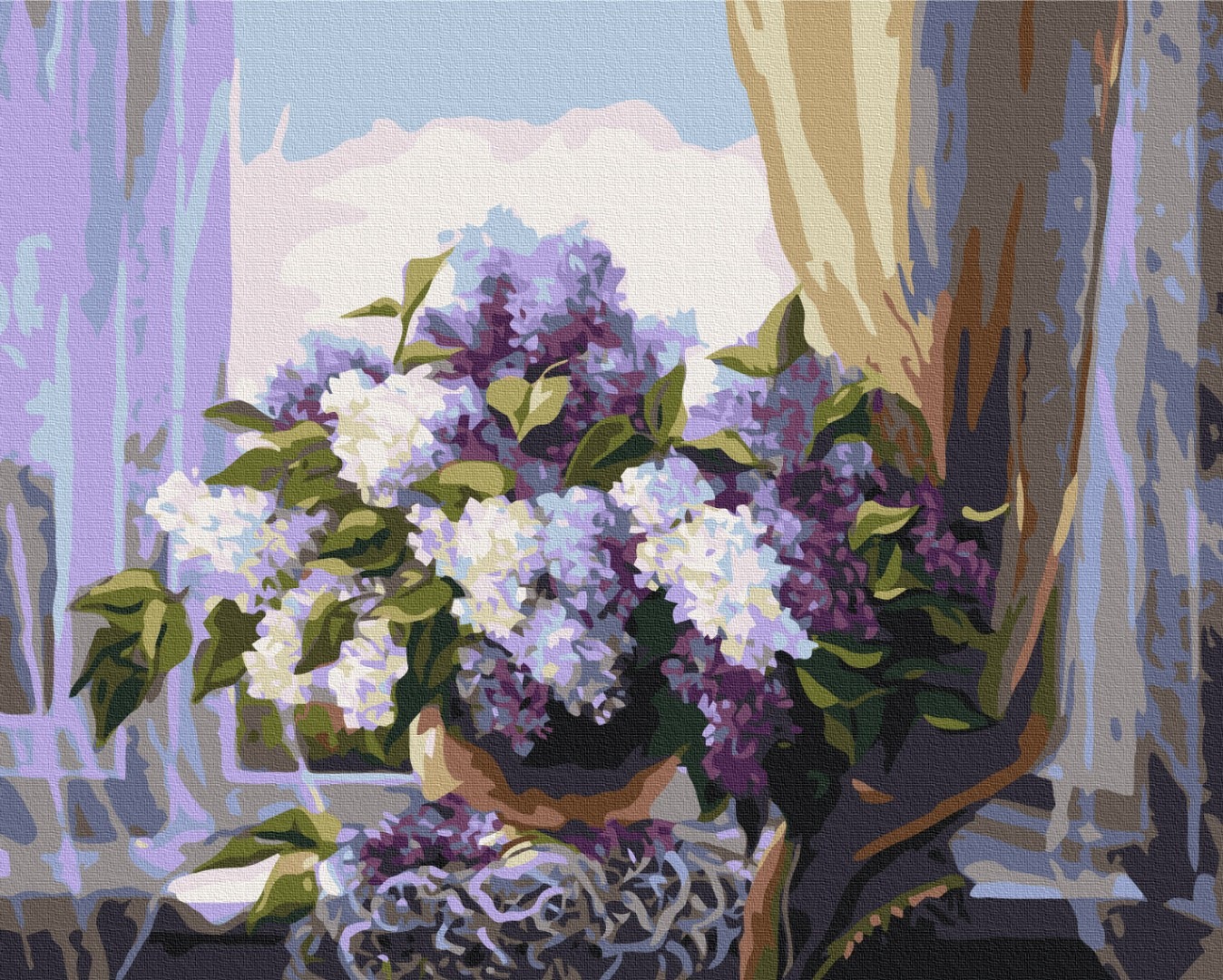 Mal efter tal - Lilac by the window