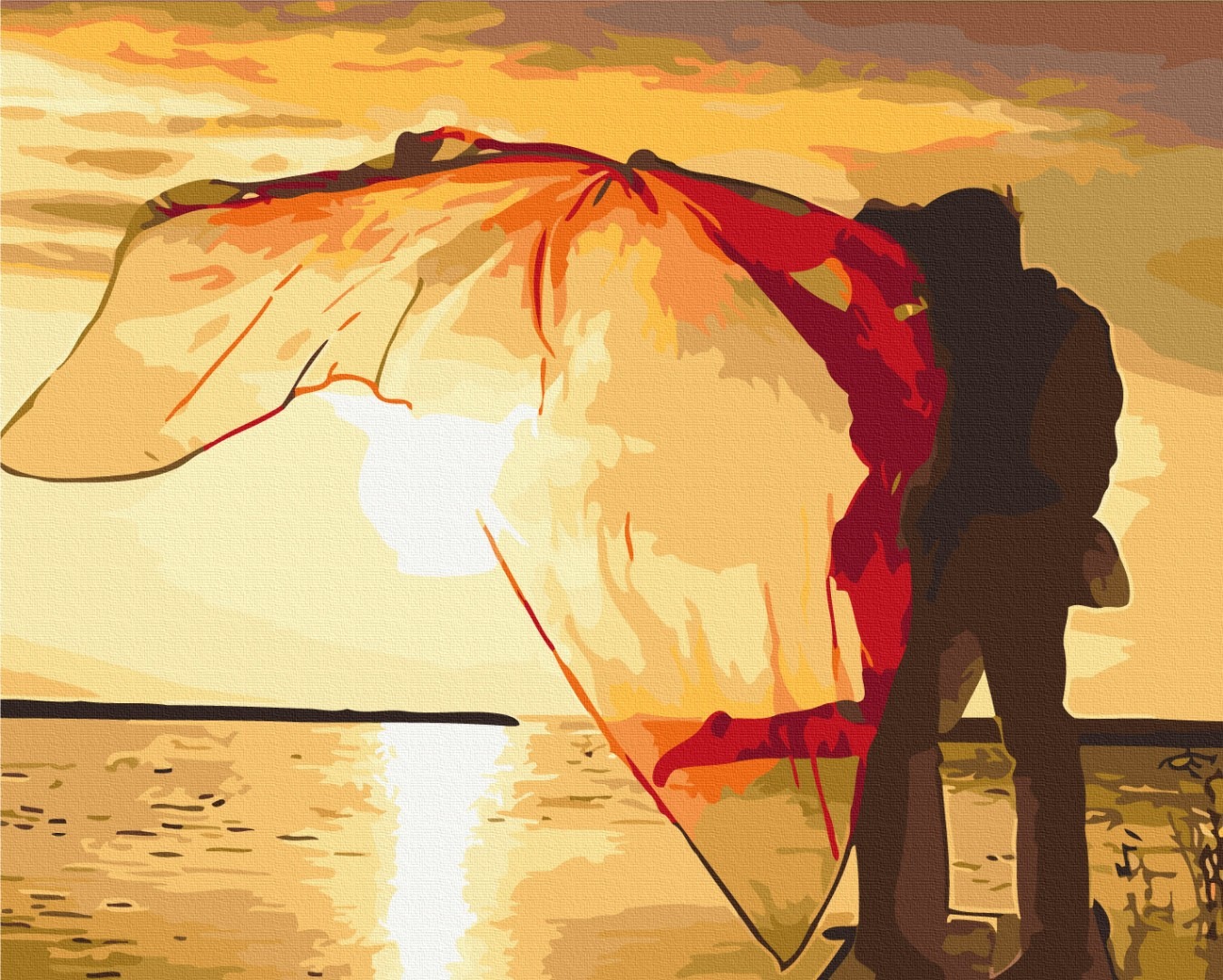 Mal efter tal - Two at sunset