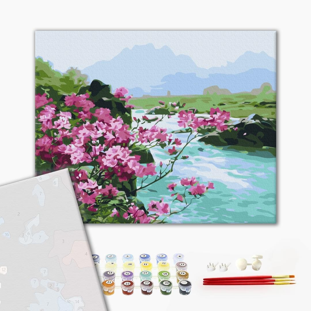 Mal efter tal - Mountain flowers