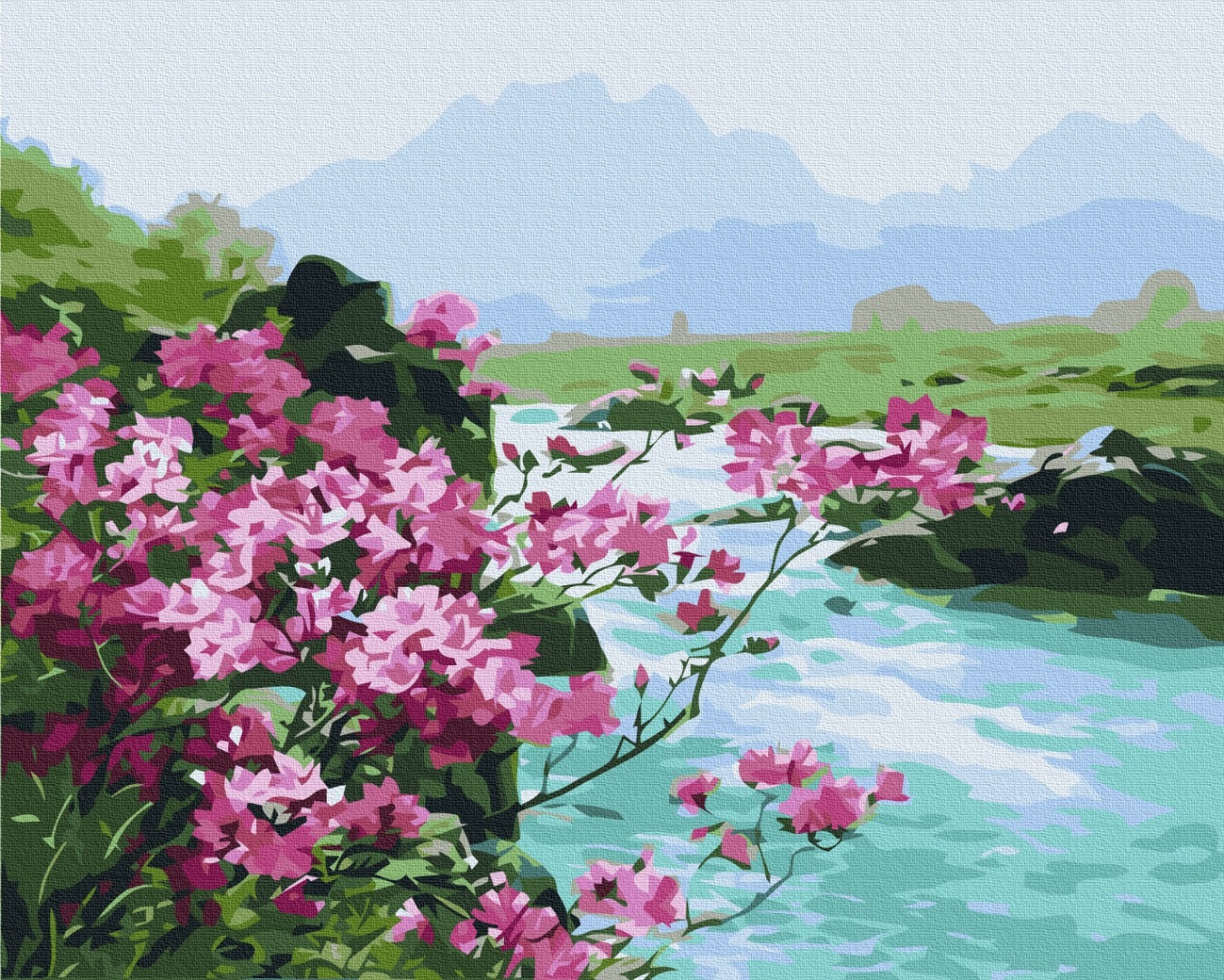 Mal efter tal - Mountain flowers