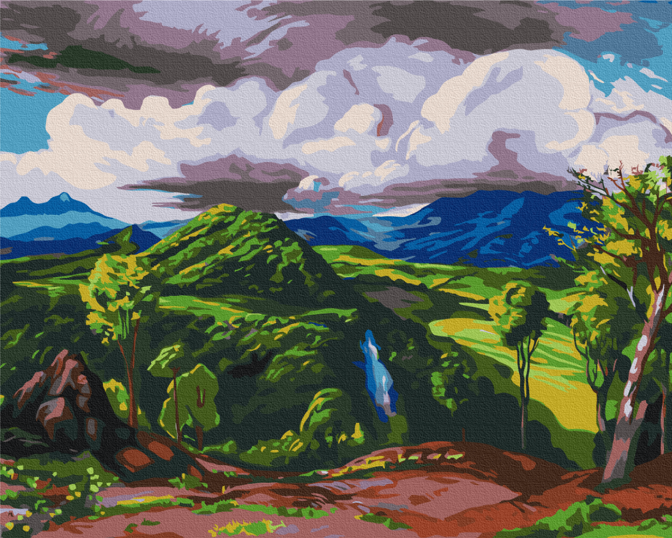 Mal efter tal - Píhuamo Valley. Dr. Atl, Gerardo Murillo