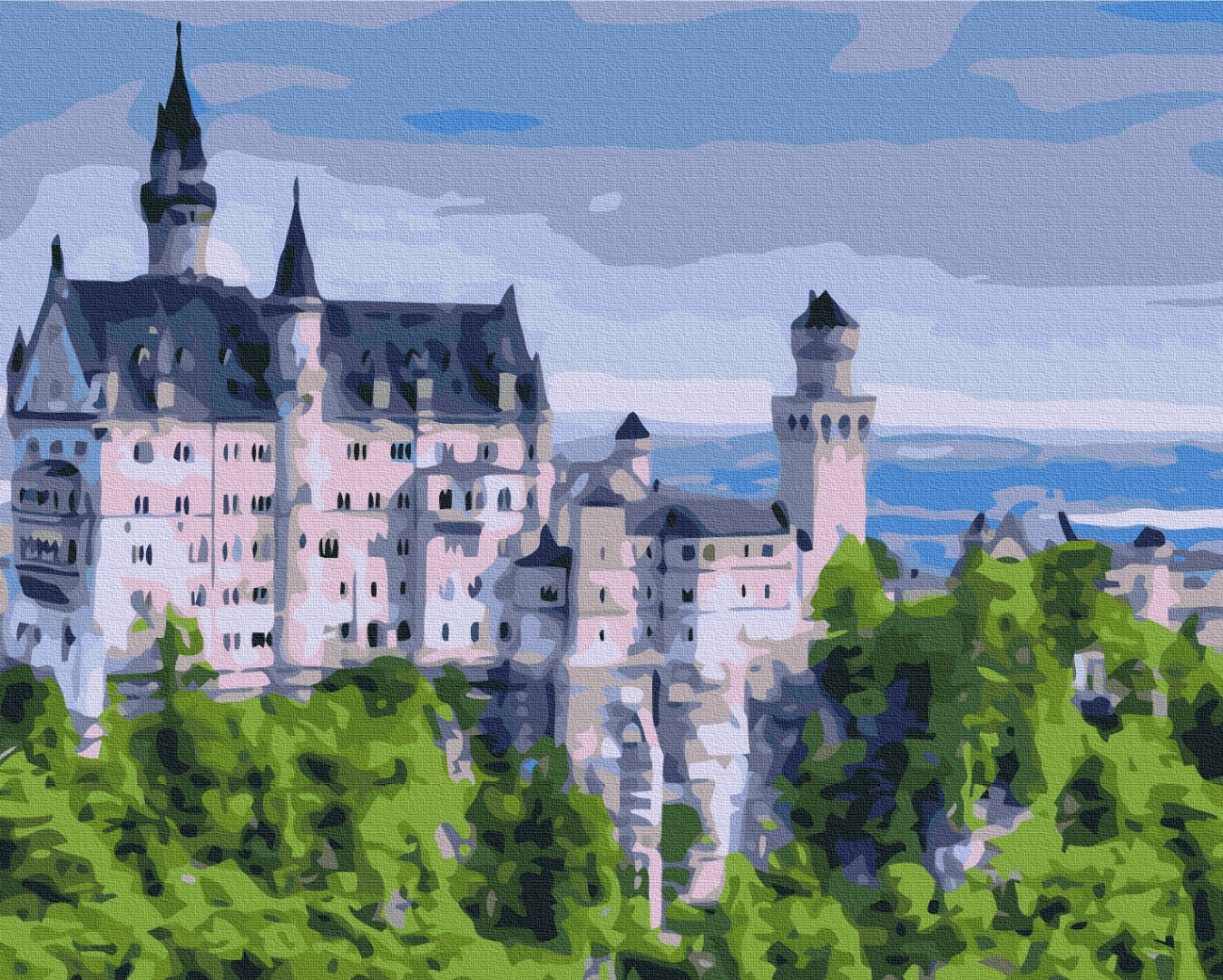 Mal efter tal - Summer castle