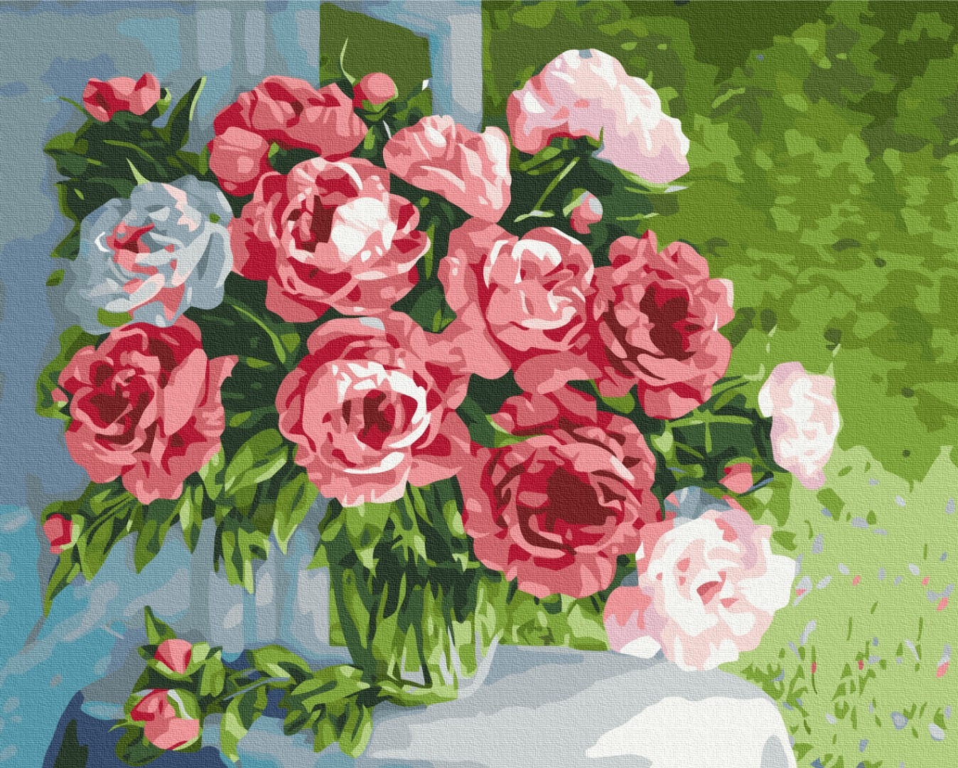 Mal efter tal - Home peonies