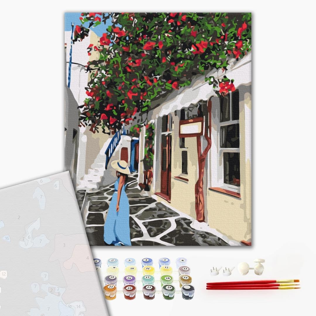 Mal efter tal - Lady in Greece