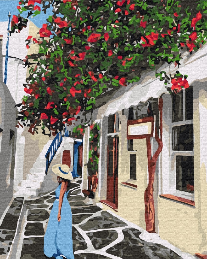 Mal efter tal - Lady in Greece