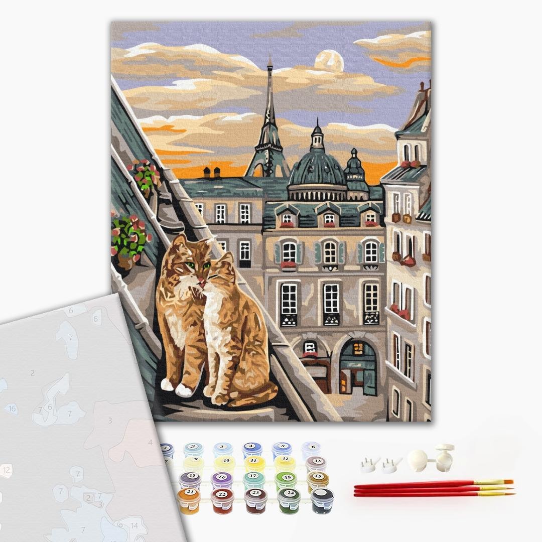 Mal efter tal - Cat tenderness in Paris
