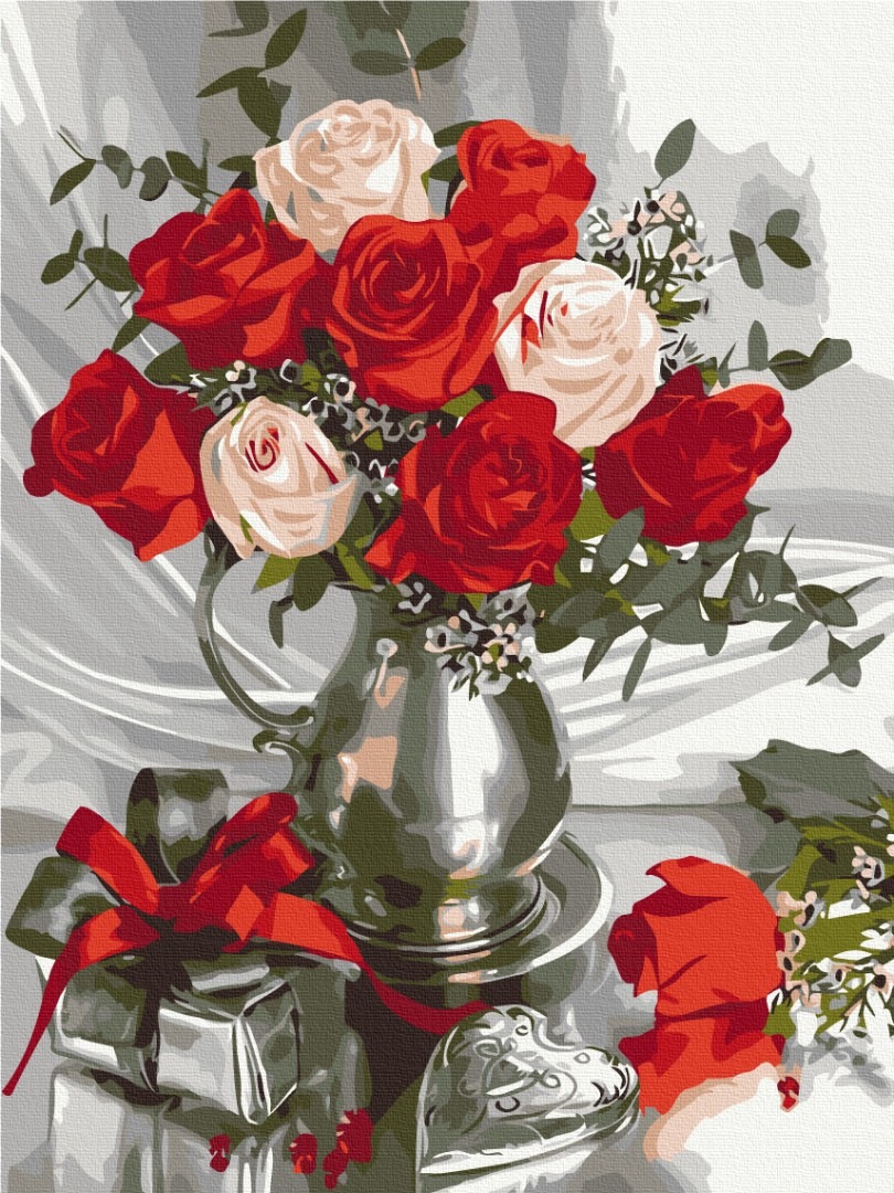 Mal efter tal - Gifted roses