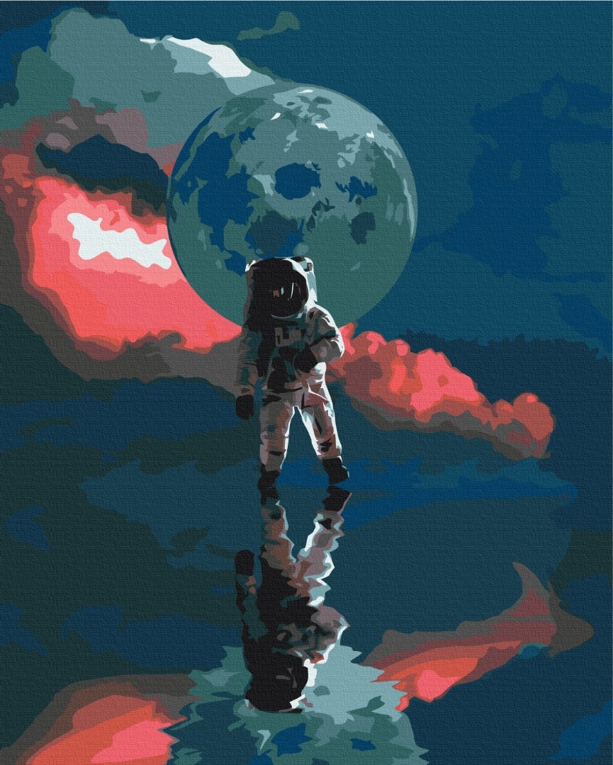 Mal efter tal - Day on the moon