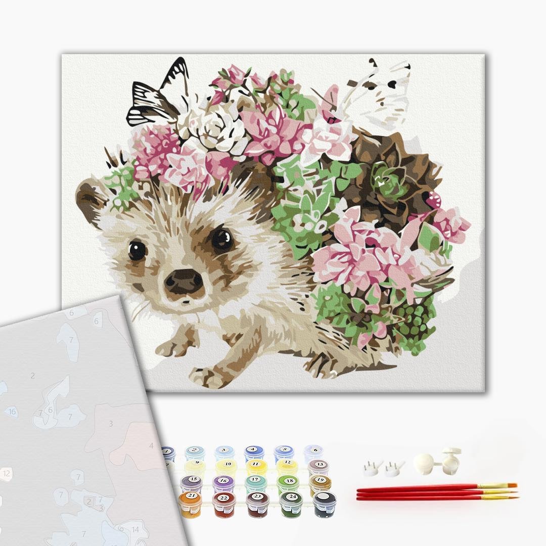 Mal efter tal - Spring hedgehog