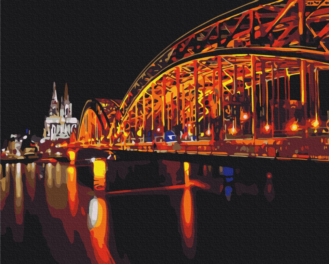 Mal efter tal - Colors of the night city