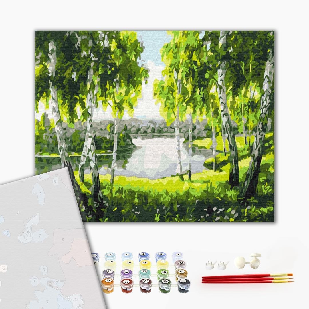 Mal efter tal - Birch trees since childhood