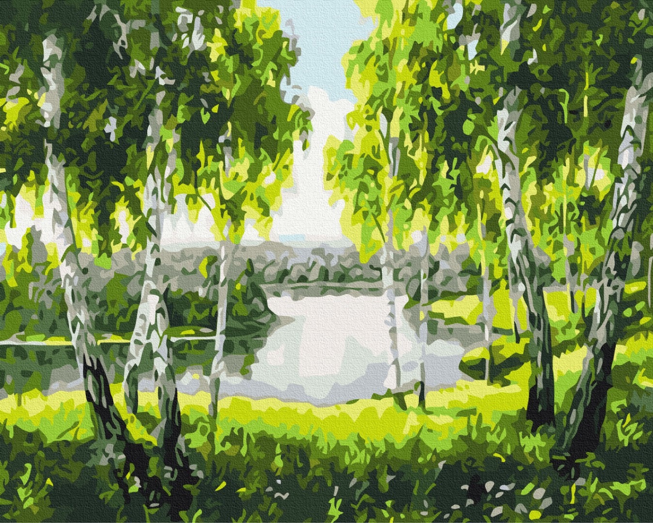 Mal efter tal - Birch trees since childhood