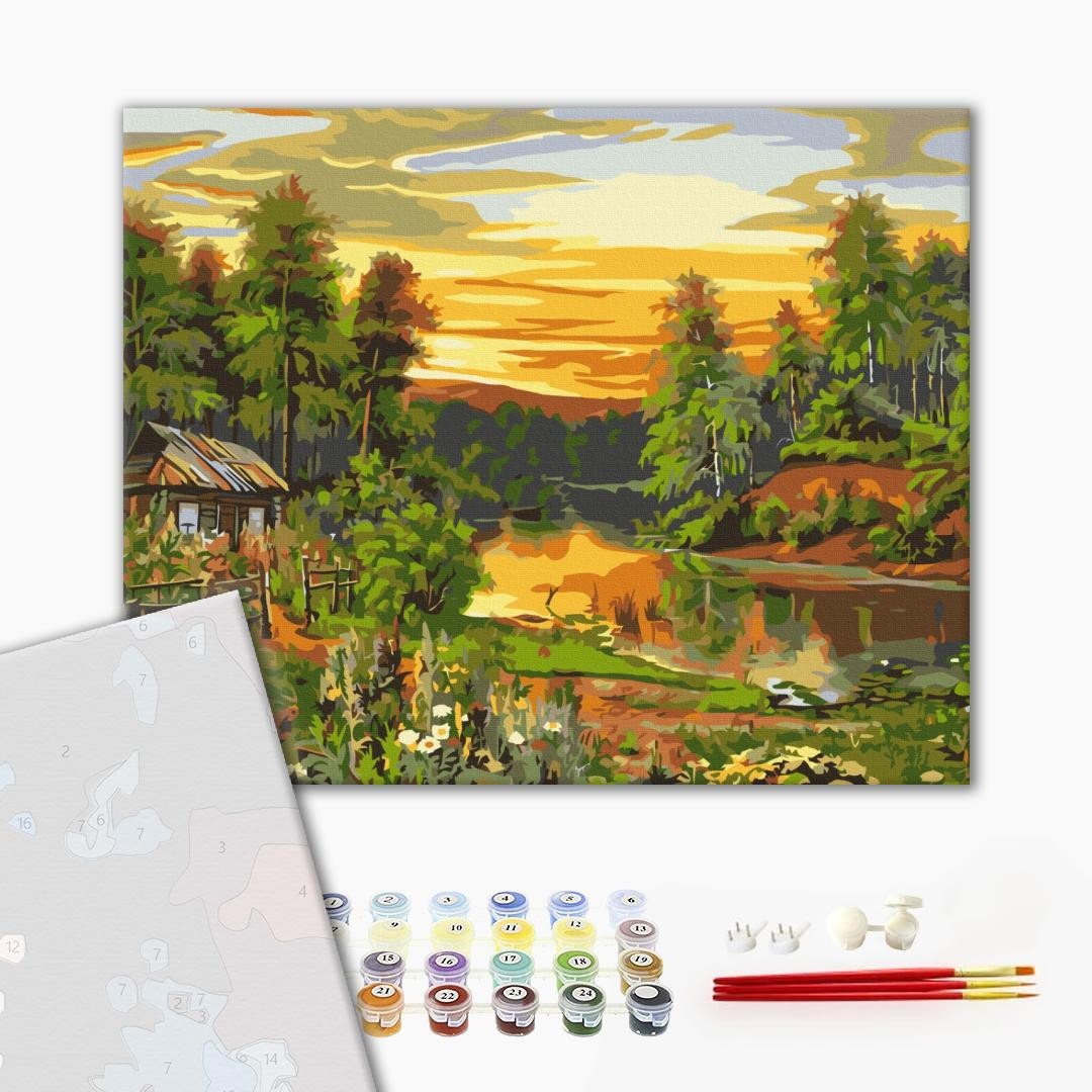 Mal efter tal - Atmospheric sunrise