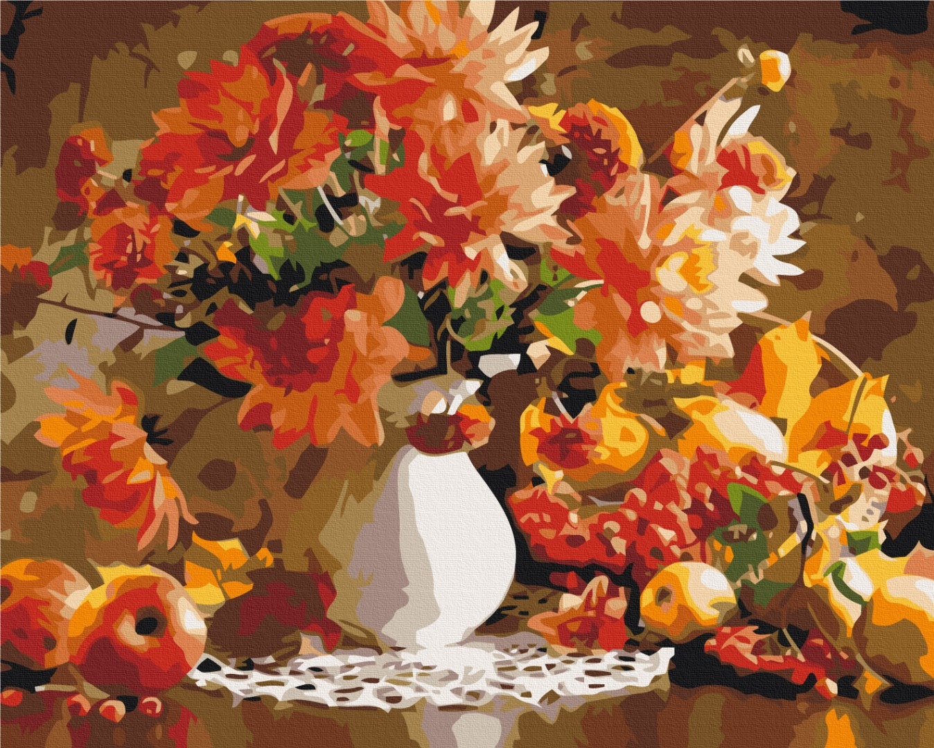Mal efter tal - Still life of autumn