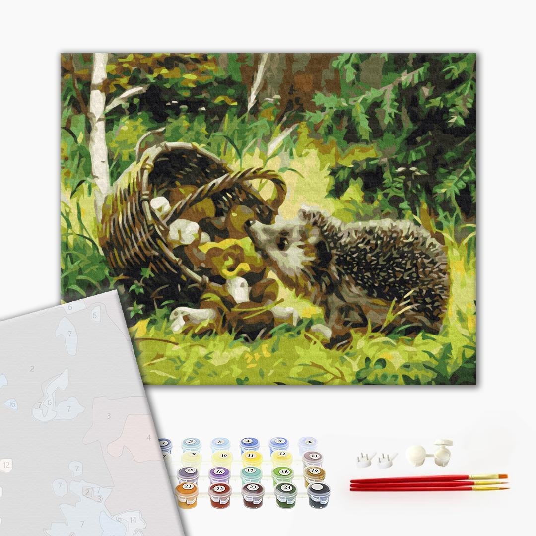 Mal efter tal - Lucky hedgehog