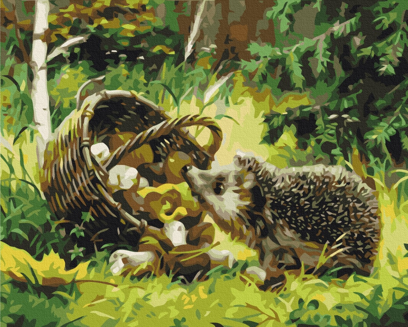 Mal efter tal - Lucky hedgehog
