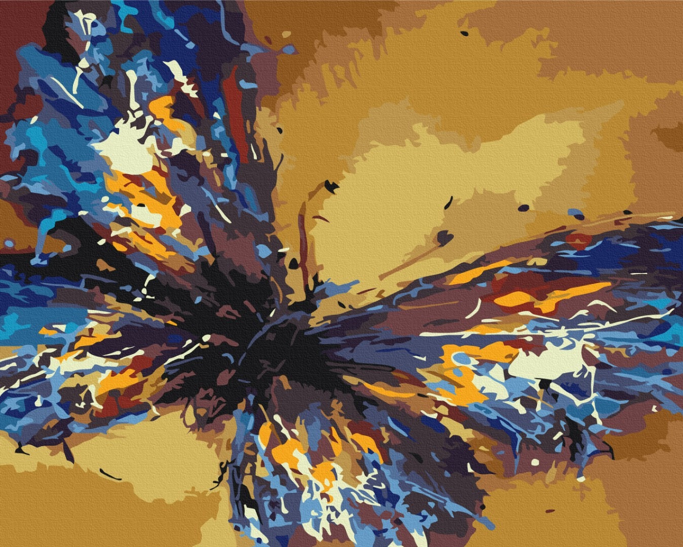 Mal efter tal - Butterfly in detail