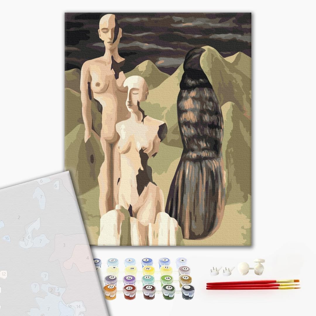 Mal efter tal - Polar light.Rene Magritte