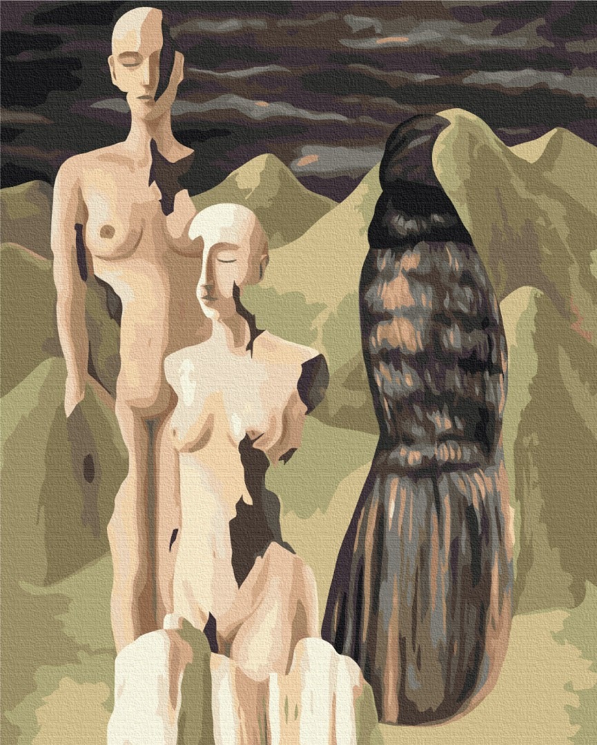 Mal efter tal - Polar light.Rene Magritte