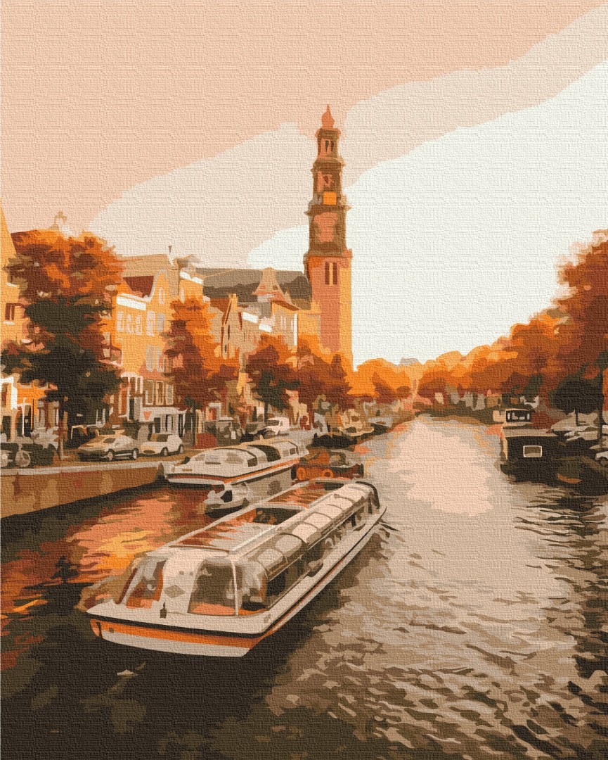 Mal efter tal - Walk in the evening Amsterdam
